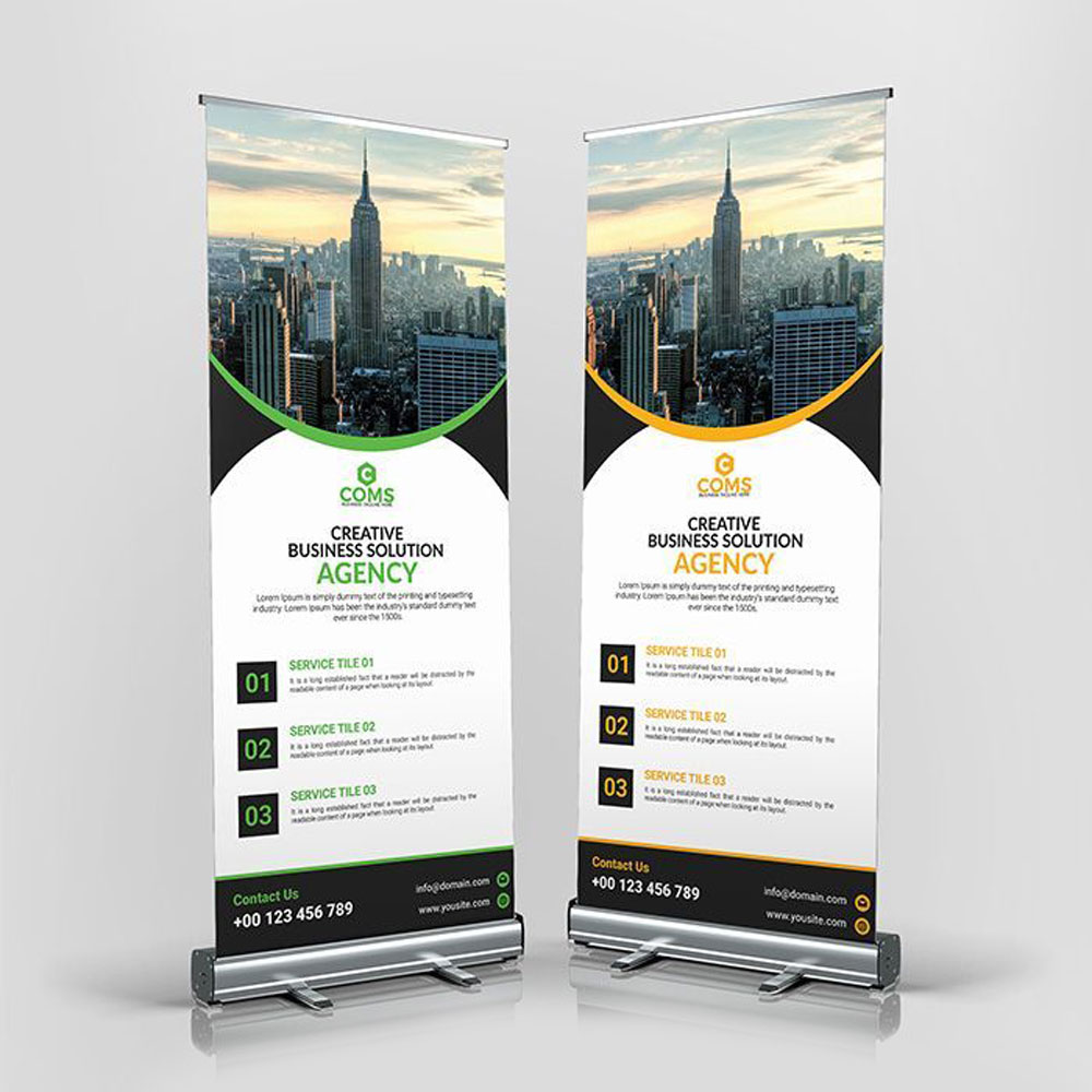  Roll Up Banner 33 x 80 in TBSP LA 